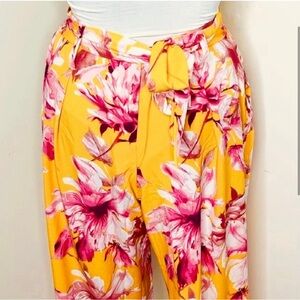 Ashley Stewart floral print Palazzo pants, size 22/24 NEVER WORN